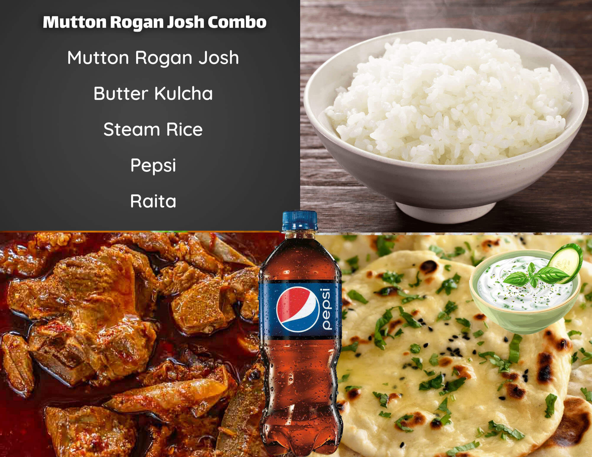 Mutton Rogan Josh Combo