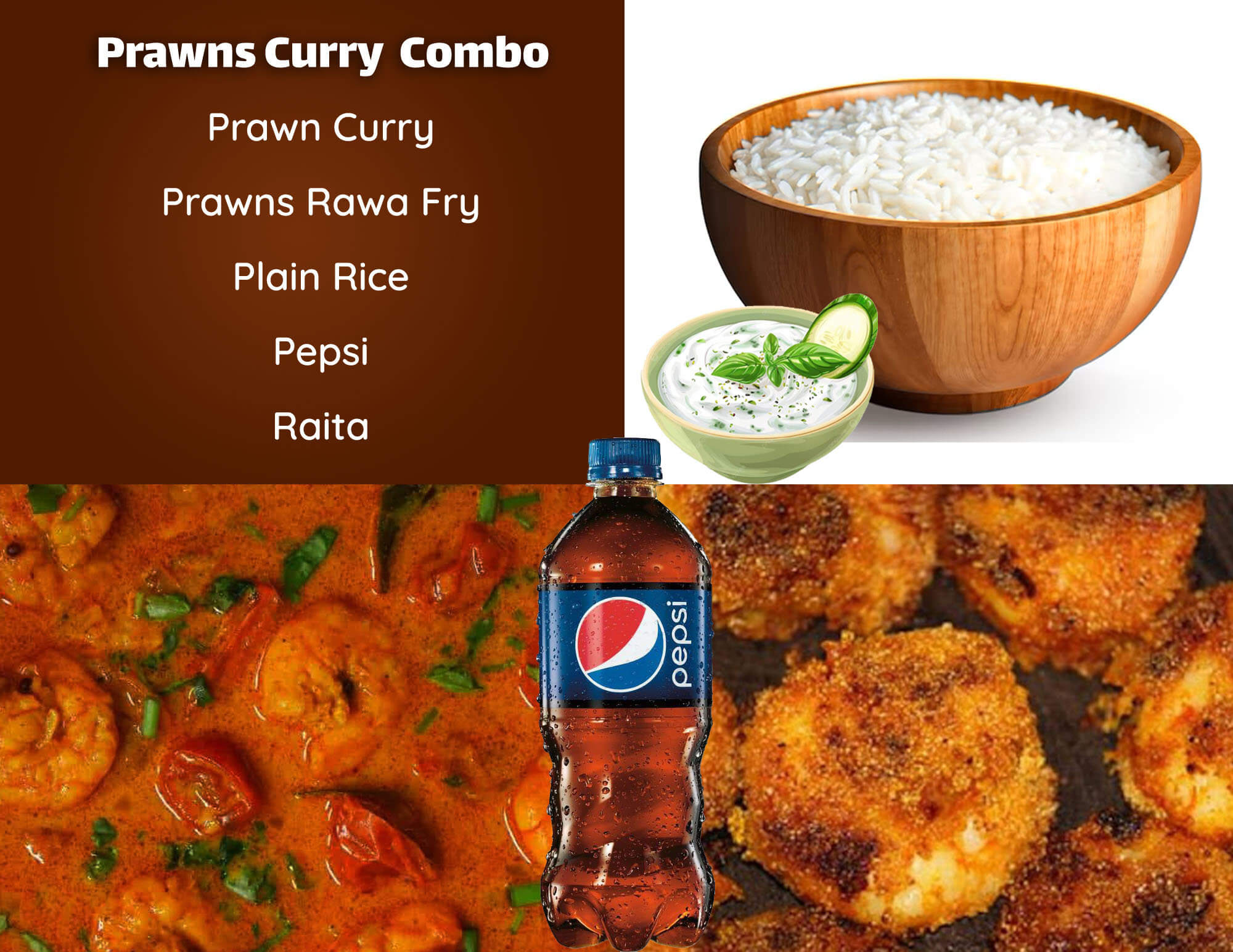 Prawns Curry Combo