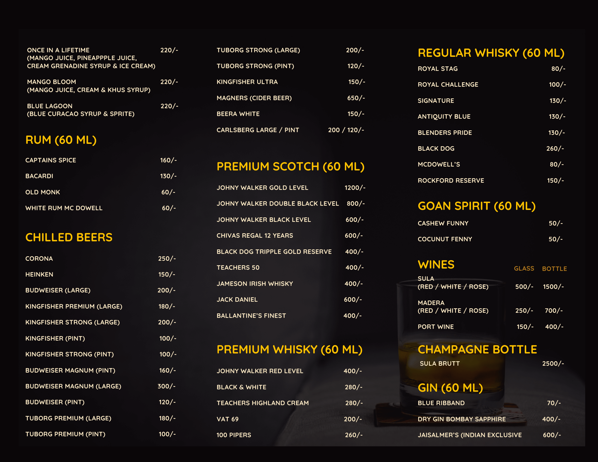 Drinks Menu 2